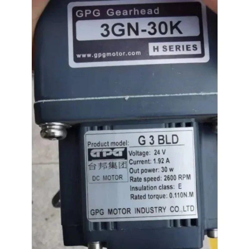 

Brand new spot brushless swing motor 3GN-30K G3BLD DC 24V brushless motor dedicated for swing