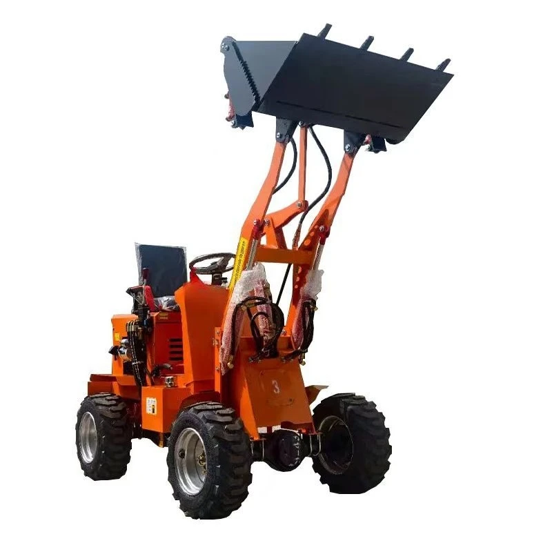 Loader single cylinder forklift construction site earth bulldozer