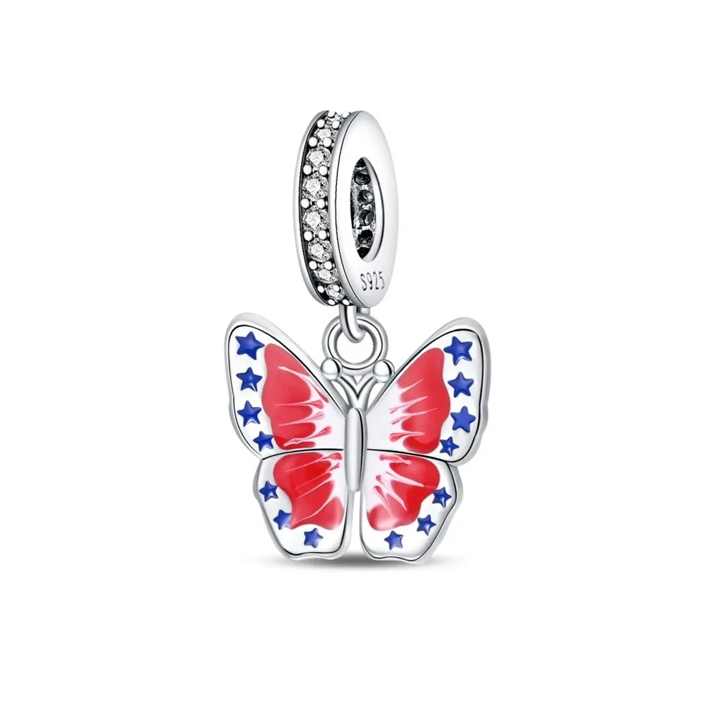 925 Sterling Silver American Eagle Fit Pandora Charms Silver 925 Original Bracelet for Jewelry Making