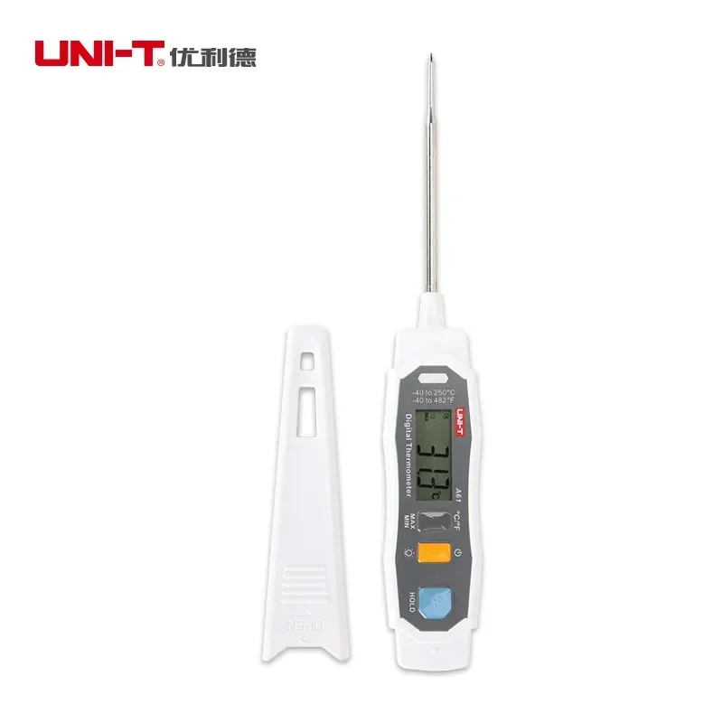 UNI-T A61 Probe Type Thermometer (IP65) Milk Temperature/kitchen Food/oil Temperature/immersion/penetration Temperature Meter