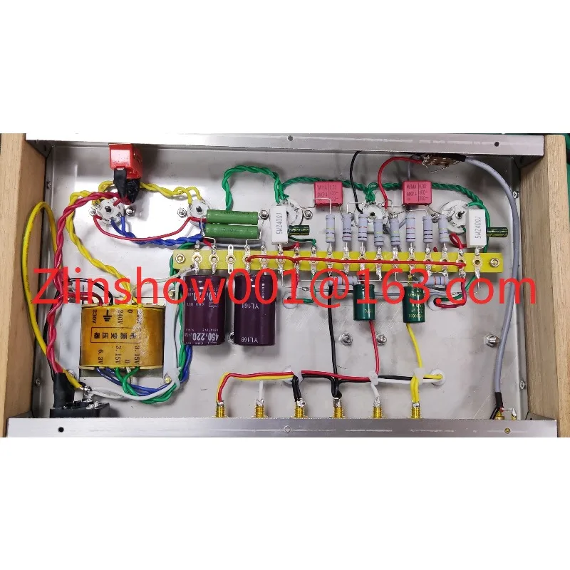 New small five lamp bluetooth bile power amplifier kit fever 6N2 push 6P1 upgrade tube bile rectifier