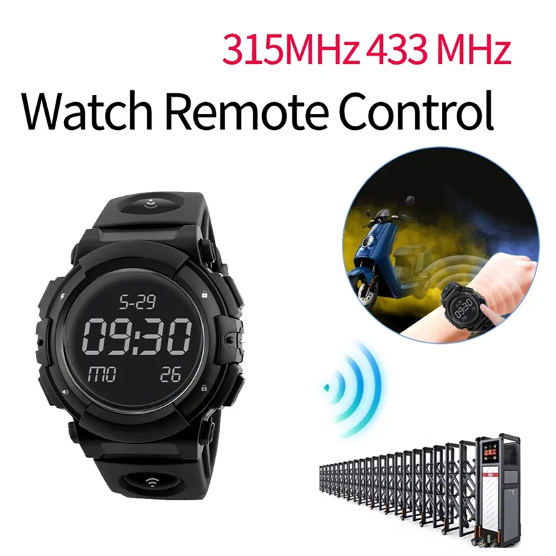 BNVN-Smart Watch Remote Control 315Mhz 433 Mhz Key Duplicator With NFC Cloning Key For Electric/NFC Access Control
