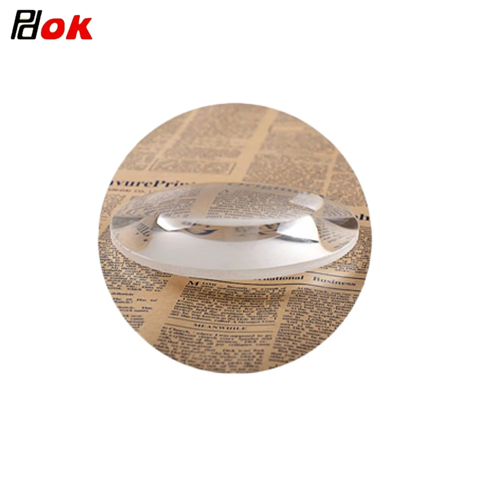 Desktop Magnifier Replace Lens 127mm Big Diameter Magnifying Glass Lens Double Convex White 3X/5X/8X/10X  Glass Lens BIconvex