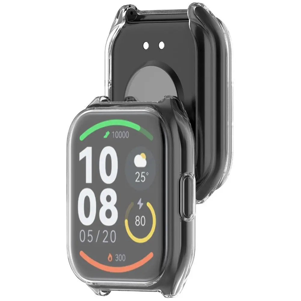 เคสเคส TPU กันกระแทกใหม่ป้องกันหน้าจออัจฉริยะสายนาฬิกาแบบนิ่มสำหรับ haylou WATCH 2 Pro