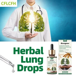 Lung Cleanse Lungs Breath Detox Herbal Extract Cleaner Lung Cleaning Drops Respiratory System Support Health Care 30ml