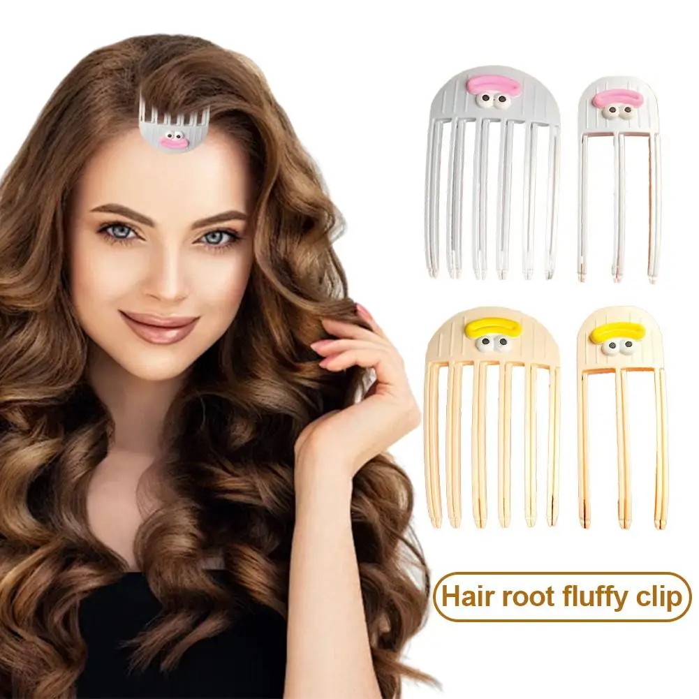 مضحك رقيق دبوس الشعر الشباك الانفجارات مقاطع جذور الشعر تكثيف مقاطع الشعر النساء الشباك مشبك ثابت تصفيف الشعر أداة