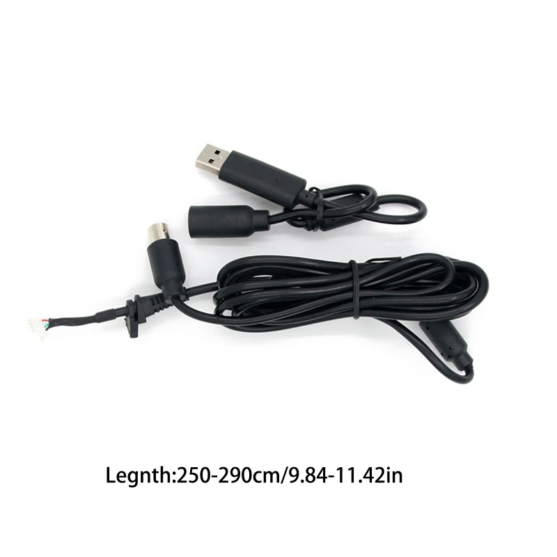 for Grey Black 4 Pin Wired Controller Interface Cable USB Breakaway Cable For XBOX 360 Wired Controller Accessories
