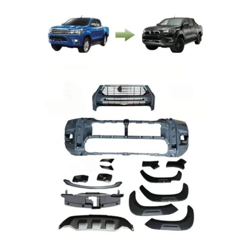 High Quality 4X4 Off Road Exterior Body Accessories Fit  Hilux Rocco 2016-2020 Upgrade To 2021 Full Conversion Replac