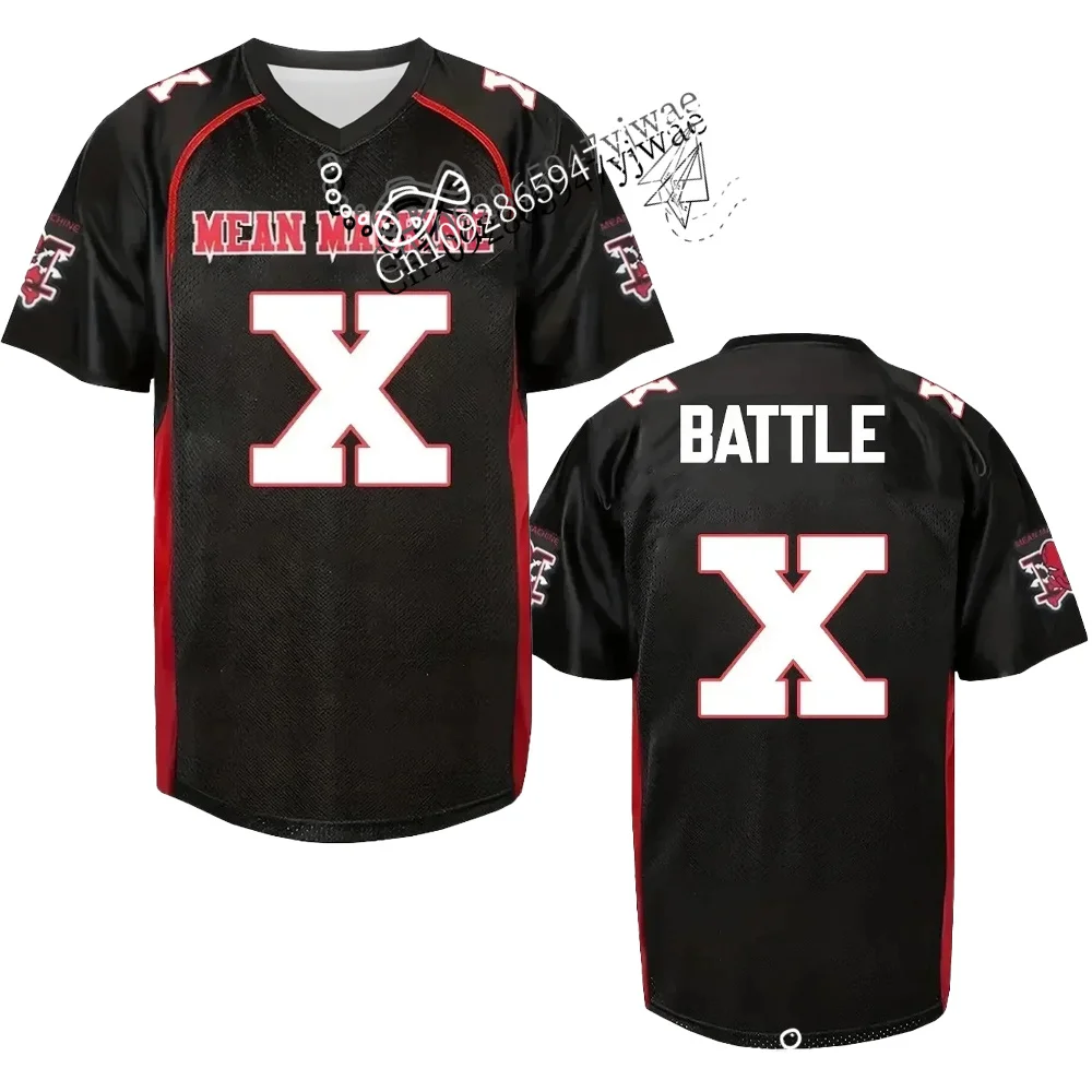 The Longest Yard Mean Machine Crewe Megget Rugby Jerseys Fans Tee Breathable Speed Drying Sweatshirts Summer Men Women T-Shirts