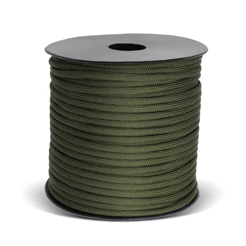 Militärisches Paracord für das Überleben im Freien, 9 Stränge, 4 mm, 650 Paracord, 50 m, 100 m, taktische Fallschirmschnur, Camping, Webseil – Detail 11