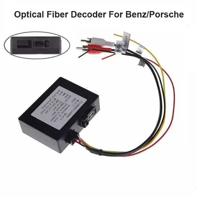 Optical Fiber Decoder BOX for Mercedes Benz W211 W219 W220 W171 CLS SLK Head Unit Sound Output Android Radio Car Accessories