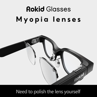Rokid Glasses Exclusive Half Titanium Frame Customized Lens-Magnetic frame