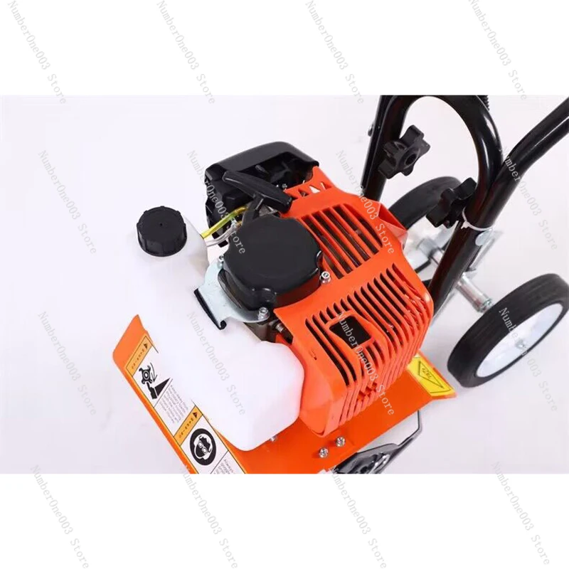 Farm Cultivator Garden Yard Soil Tilling Machine Air-Cooled 2 Stroke Tillage Mini Gasoline Tiller
