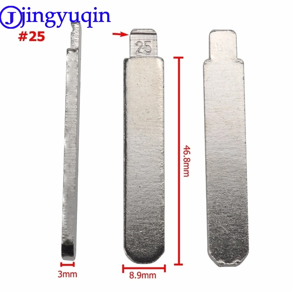 

jingyuqin #25 Blade Remote New Arrival HU83 Blank Key Replacement Uncut Blade For Honda Accord Fit Sidi Civic Odyssey For BYD F6