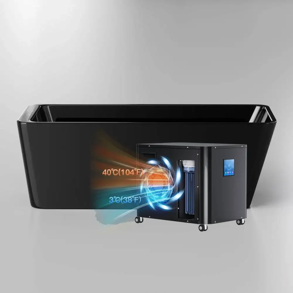 

Smart Acrylic Cold Plunge Indoor Freestanding Bathroom Soaking Bath Tub for Adult Athlete Ice Bathtub Spa Ice Bath Tub