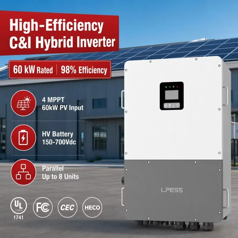 30kW 150Vdc High Voltage Three Phase Solar Inverter 4 MPPT 1000V PV Inverter Max 8 Units Parallel IP66