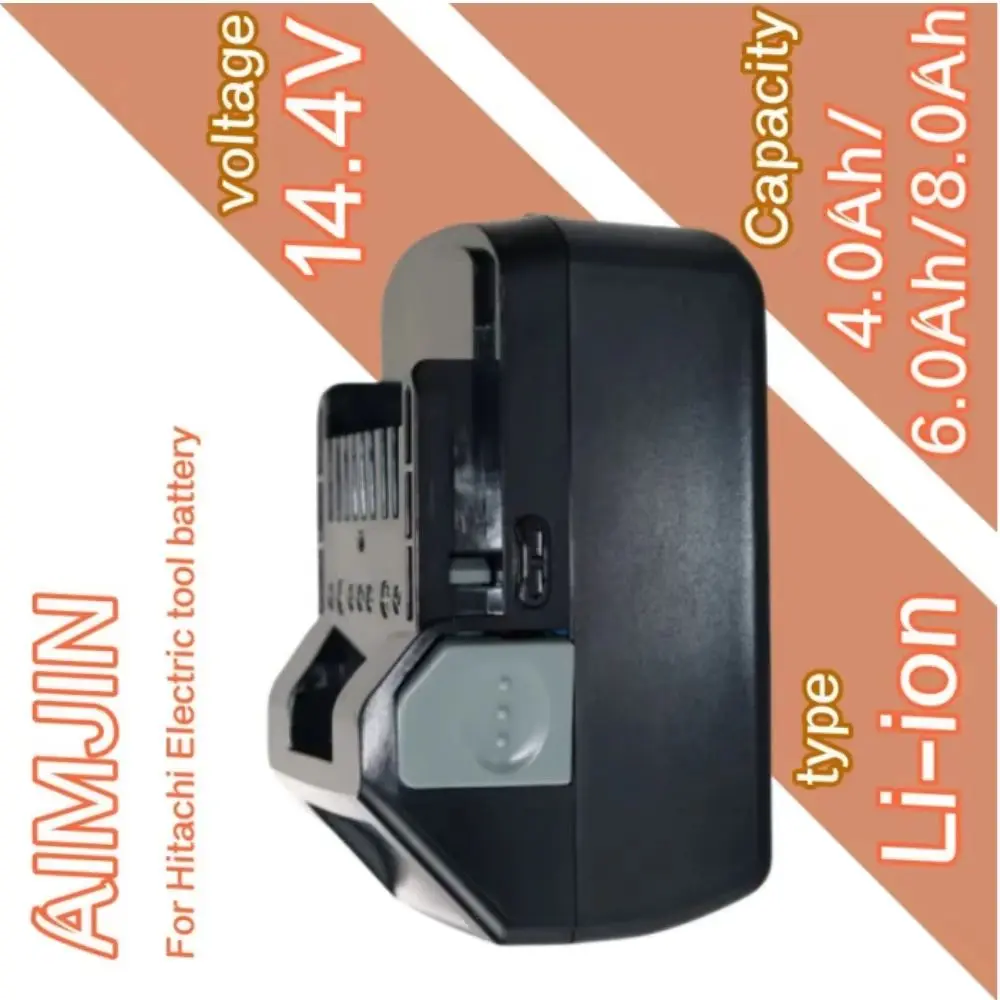 14.4v Battery For HITACHI Rechargeble Power Tool 4.0Ah Battery BSL1415 BSL1430 CD14DSL DH14DSL DS14DSL 329901 Cordless Drill