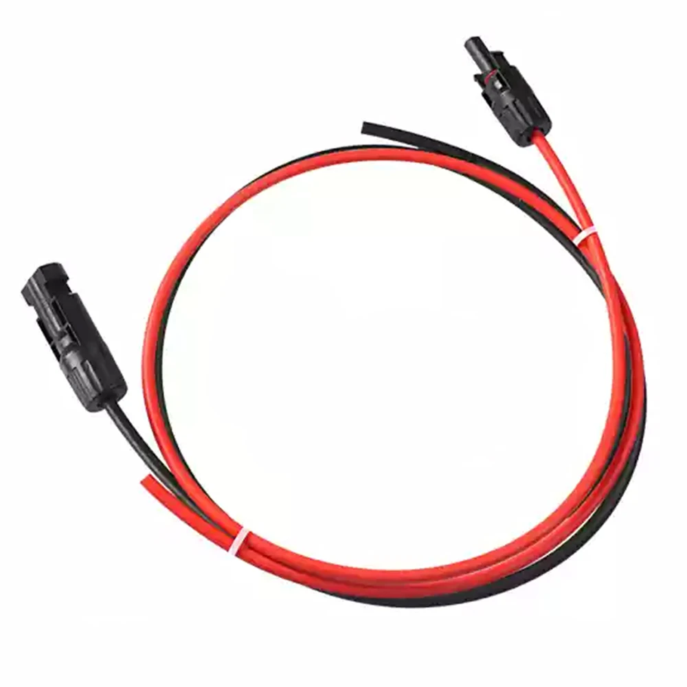 1 Par de Cables de Extensión Solares MC4 10AWG 12AWG 14AWG, Cable Conector PV para Sistema Solar 1m 2m 3m 4m 5m 6m 7m 8m 9m 10m