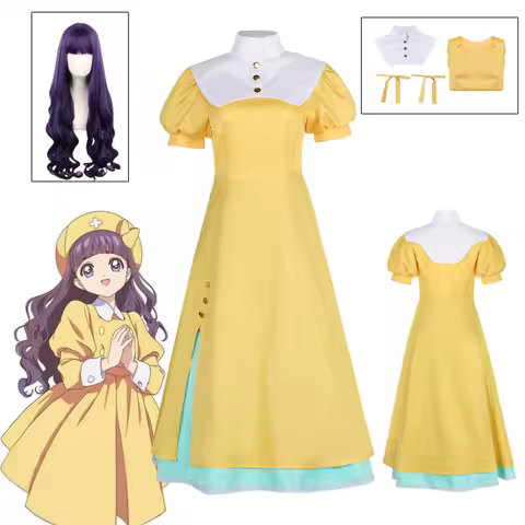 Daidouji Tomoyo Cosplay Anime Cardcaptor Sakura Costume Wig Outfit Carnival Halloween Comic Animation Party Clothing
