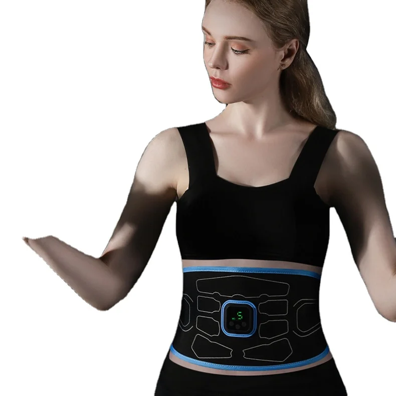 ABS Stimulator Machine Abdominale Abdominale Toning Riem Abs Training Ems Elektrische Spierstimulatie Machine Unit Voor Abs Buik