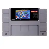 Mega Man X NTSC versión 16 bits 46 pines tarjeta de juego gris grande para jugadores de EE. UU.