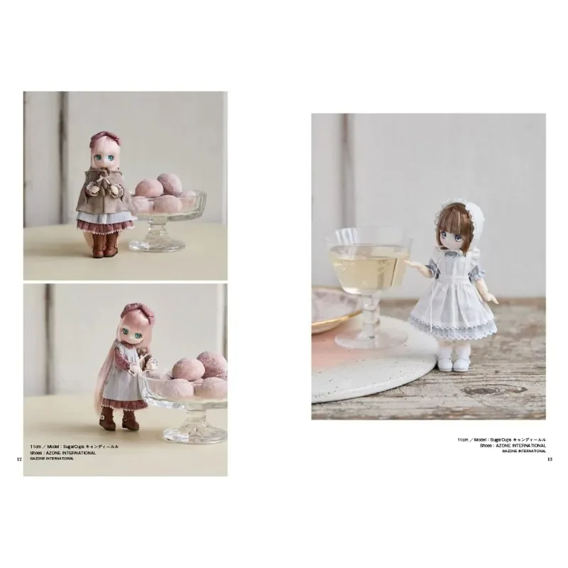 Doll Clothes Clothing Making Book By Taeko Sekiguchi Japanese Doll Outfit Sewing Patterns 1/6 Scale Doll Dress Tutorial Book