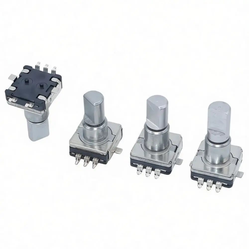 EC11 Rotary Encoder SMD Incremental Switch High Temperature Resistant 30 Position Volume Fan Speed Control Adjustable Pulse