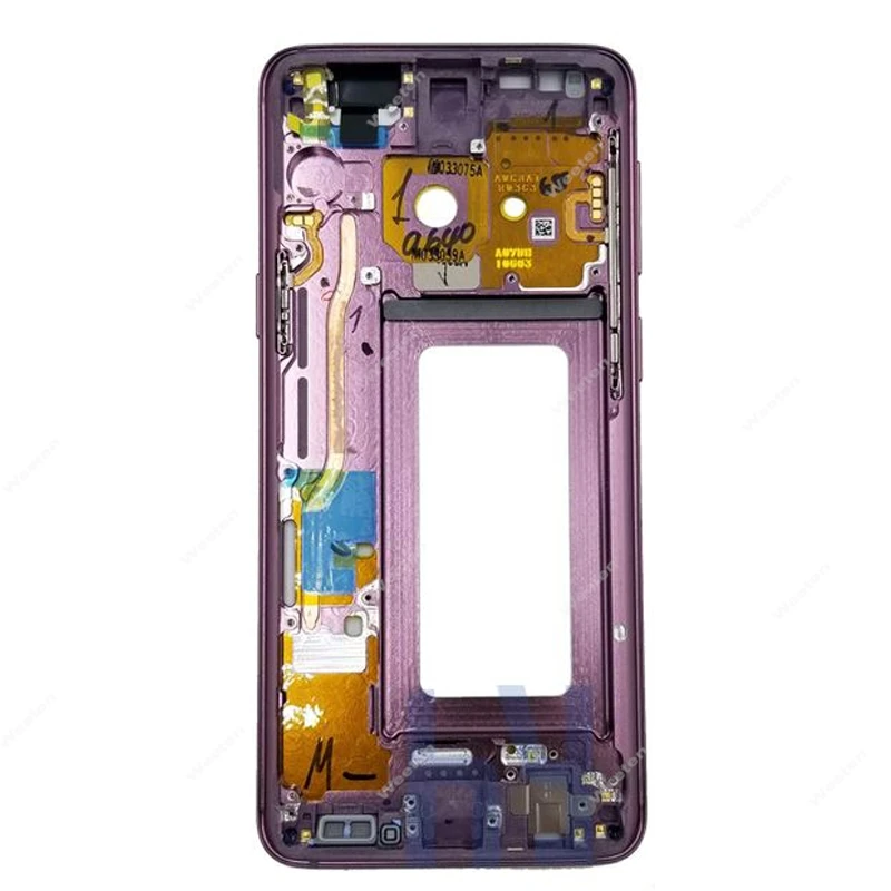 For Samsung Galaxy S8 G950 S8 Plus G955 Middle Frame Plate Bezel Housing Cover Replacemenrt For Samsung S9 G960 S9 Plus G965