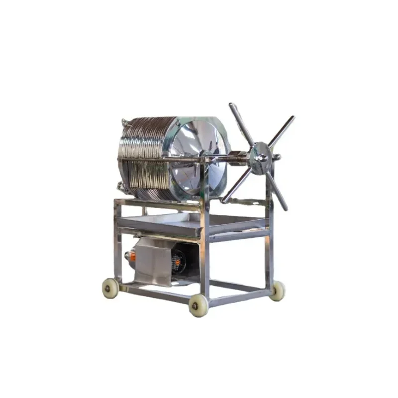 quality assurance Grape Wine Alcohol Dewatering Manual Closing Stainless Steel Plate Frame Filter Press