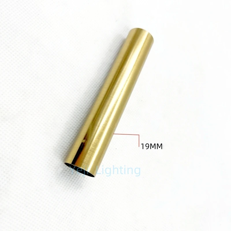 M25 Dekoration Gehäuse Rohr M19 Verbindung Gerade Rohr M16 Wand Lampe Rohr für Led Kristall Kronleuchter 13mm Anhänger licht Rohr