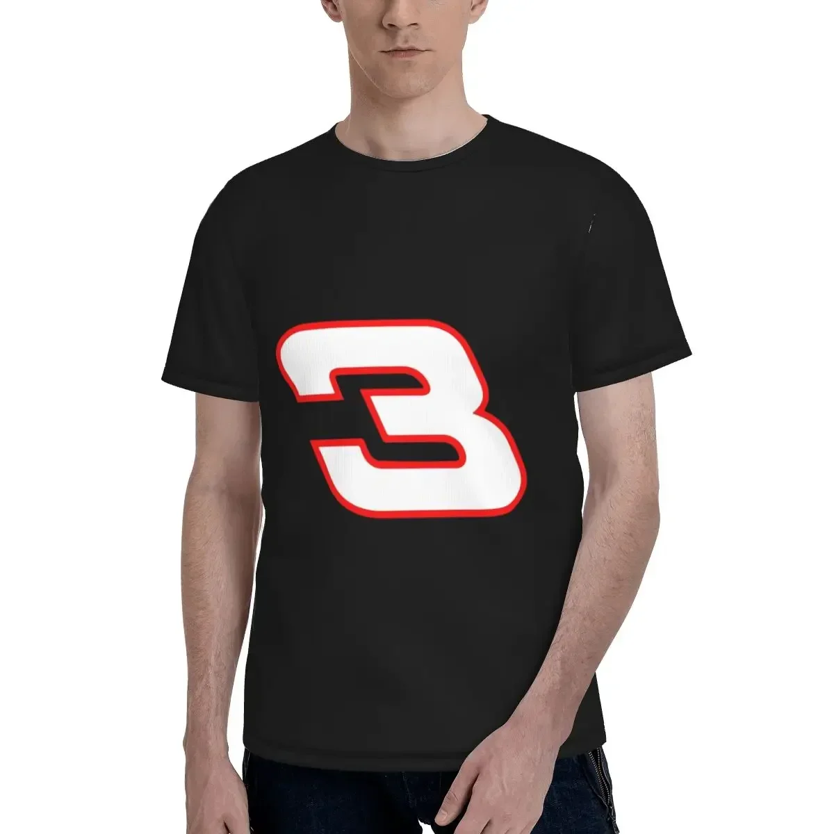Dale Earnhardt 3 T-Shirt for Men polyester T Shirts Men's Tees Short O-Neck Summer Clothes Tops