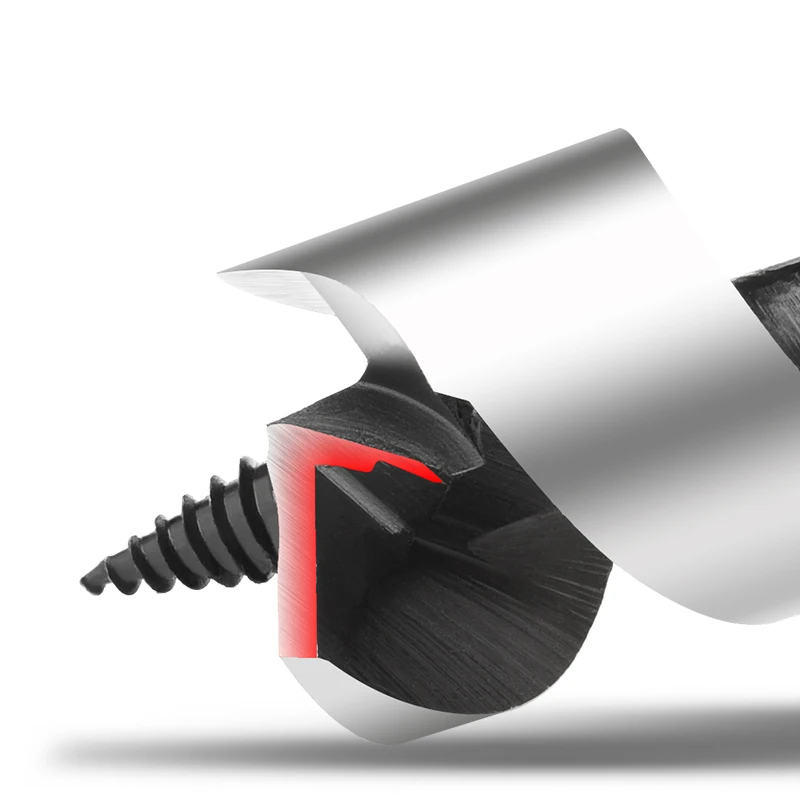 Mata Bor Putar Kayu Panjang 230Mm-460Mm Diameter: 6Mm ~ 35Mm, Set Bor Kayu Batu Tukang Kayu untuk Pekerjaan Kayu