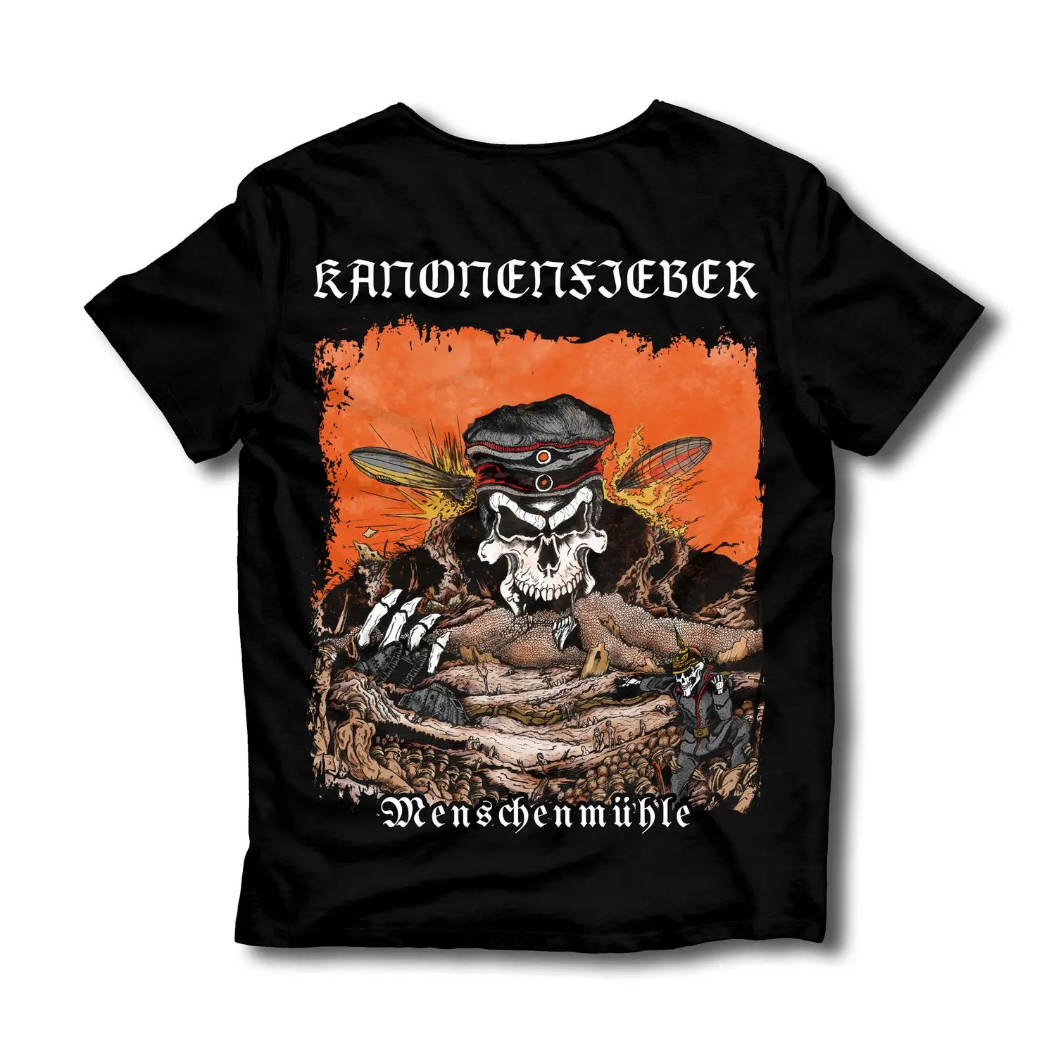 

T-Shirt Kanonenfieber Pirnt Oversized Y2k Women Men Gothic Dark Heavy Metal T-shirt Casual Cotton Streetwear Female Male Clothes