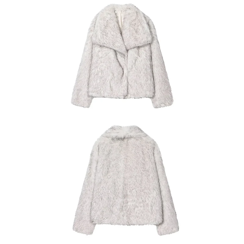 Guobioziy Women's Slim-Fit Wool-Like Short Coat 2026 Autumn-Winter New Arrival French Casual Fashion Trend Classic Fringe Street