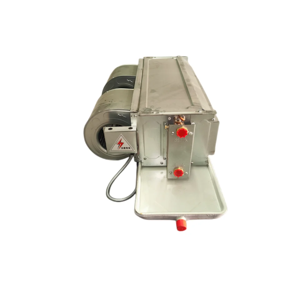 

Horizontal Suspended Ceiling Mounted AHU System Cooling and Heating FCU Cold Hot air Chilled Water Duct Fan Coil Unit