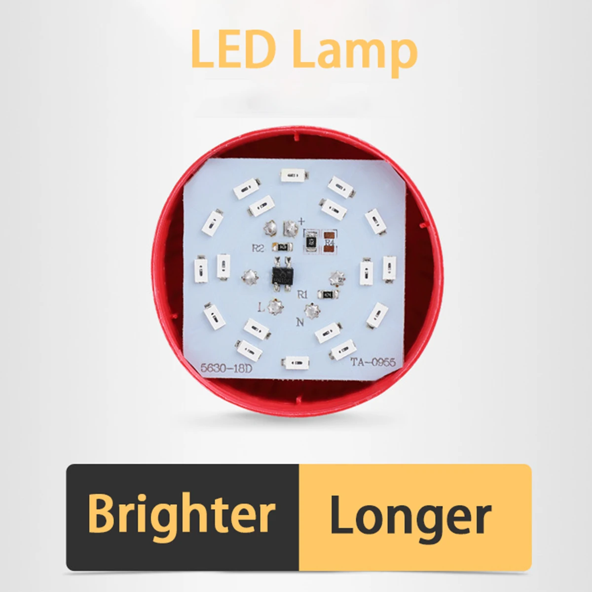 E27 Led Light Bulb Red Lantern Lamp Birthday 5w-20w Energy-saving Bulb Red Decorative Atmosphere E27 Screw Plastic Light Cover