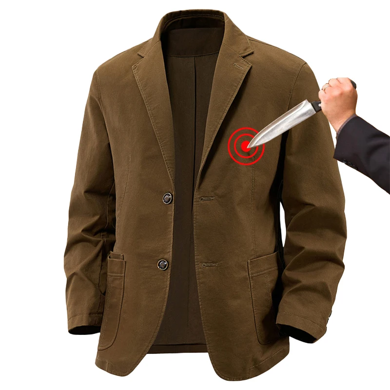 New Self-Defense Anti Stab Anti Hack Business Suit Security Protection Flexible Stealth Tactics Anti Cut Anti Hacker Clothing