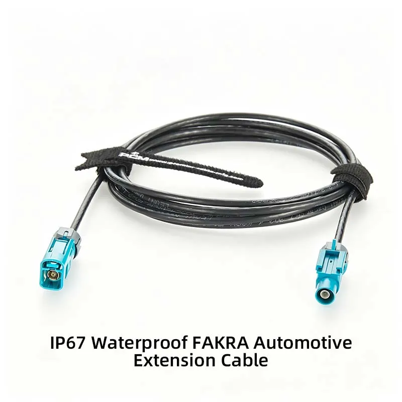 

IP67 Waterproof FAKRA Automotive Extension Cable: Stable High-Speed RF Signal; Flame-Retardant Sheath with Dust- and Water-Resis