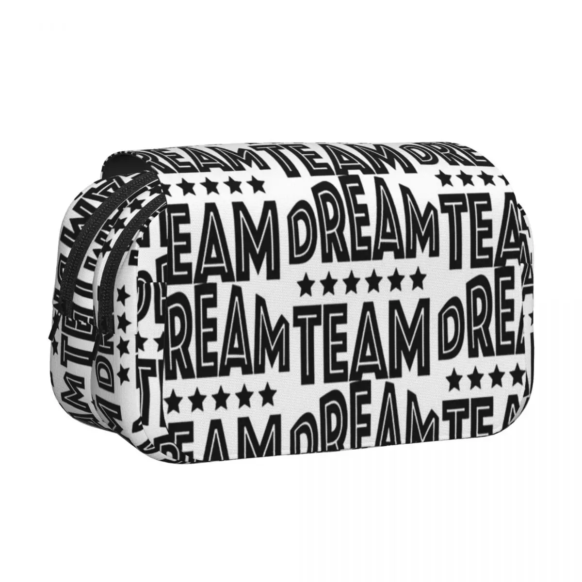 Dream Team Team Colleague Work Office Family Pencil Cases Pencil Pouch Hard Shell Leather Pen Box Pencil Bag for Students Gifts
