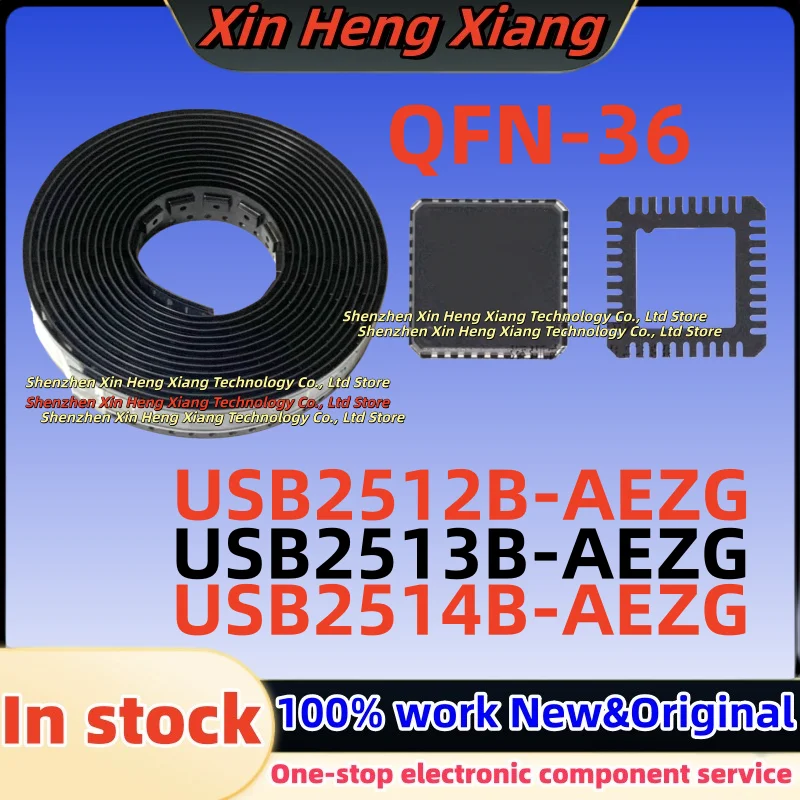 

(10pcs) 100%New USB2512B-AEZG USB2513B-AEZG USB2514B-AEZG USB2512B USB2513B USB2514B QFN-36