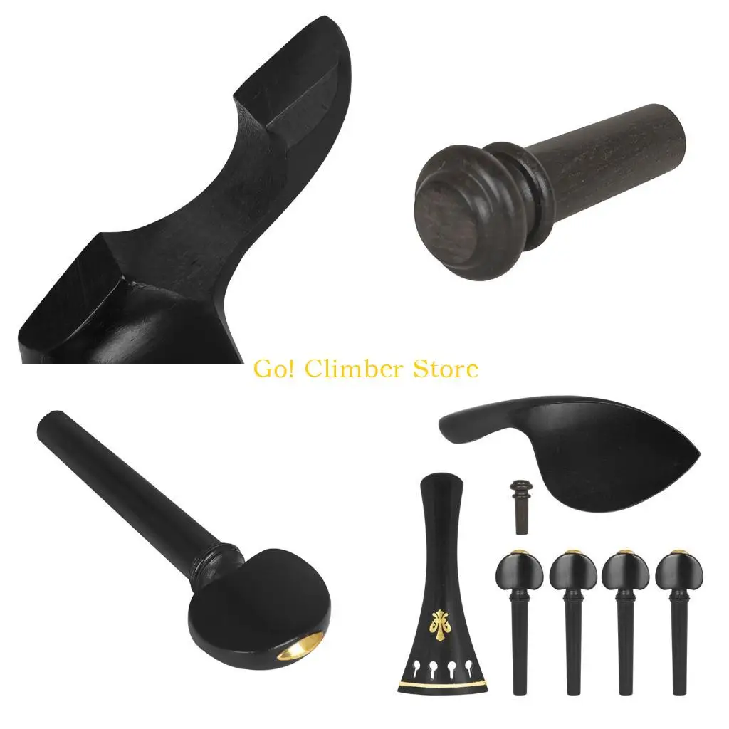 Q84C Black Violin Fitting Set for Student Lessons and Regular Use