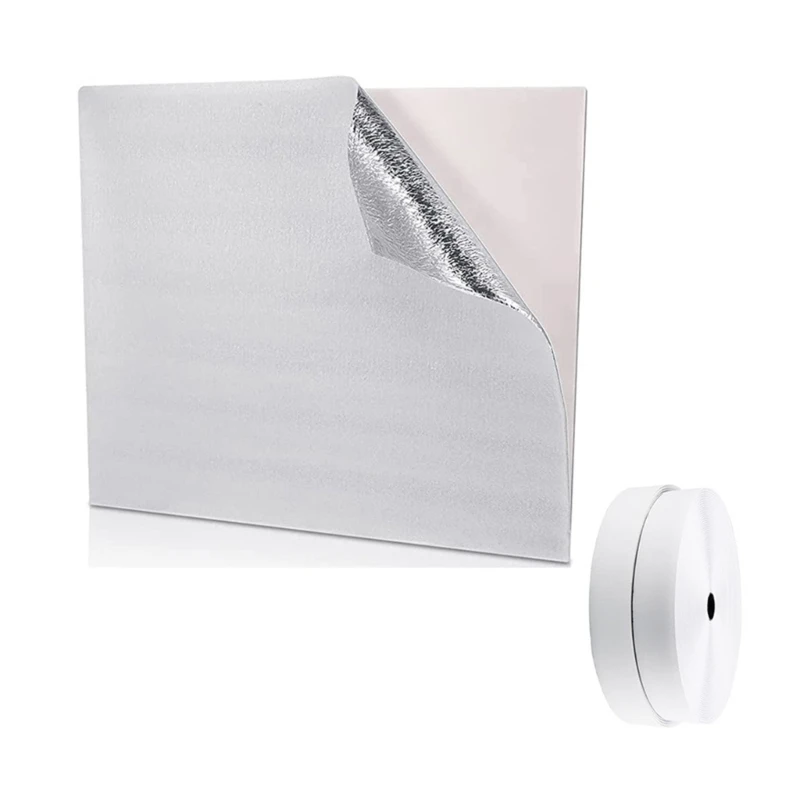 

Whole House Attic Ceiling Fan Shutter Seal Cover Attic Fan Insulation Cover with Flexible Self-Adhesive Strips Durable