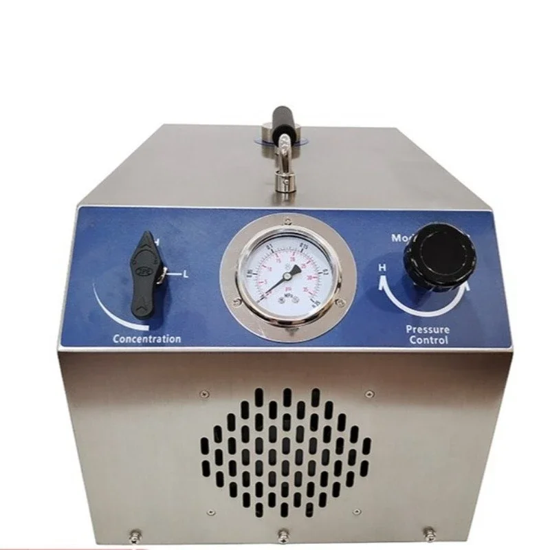 Cold smoke aerosol generator, no compressed air source required, stainless steel portable case