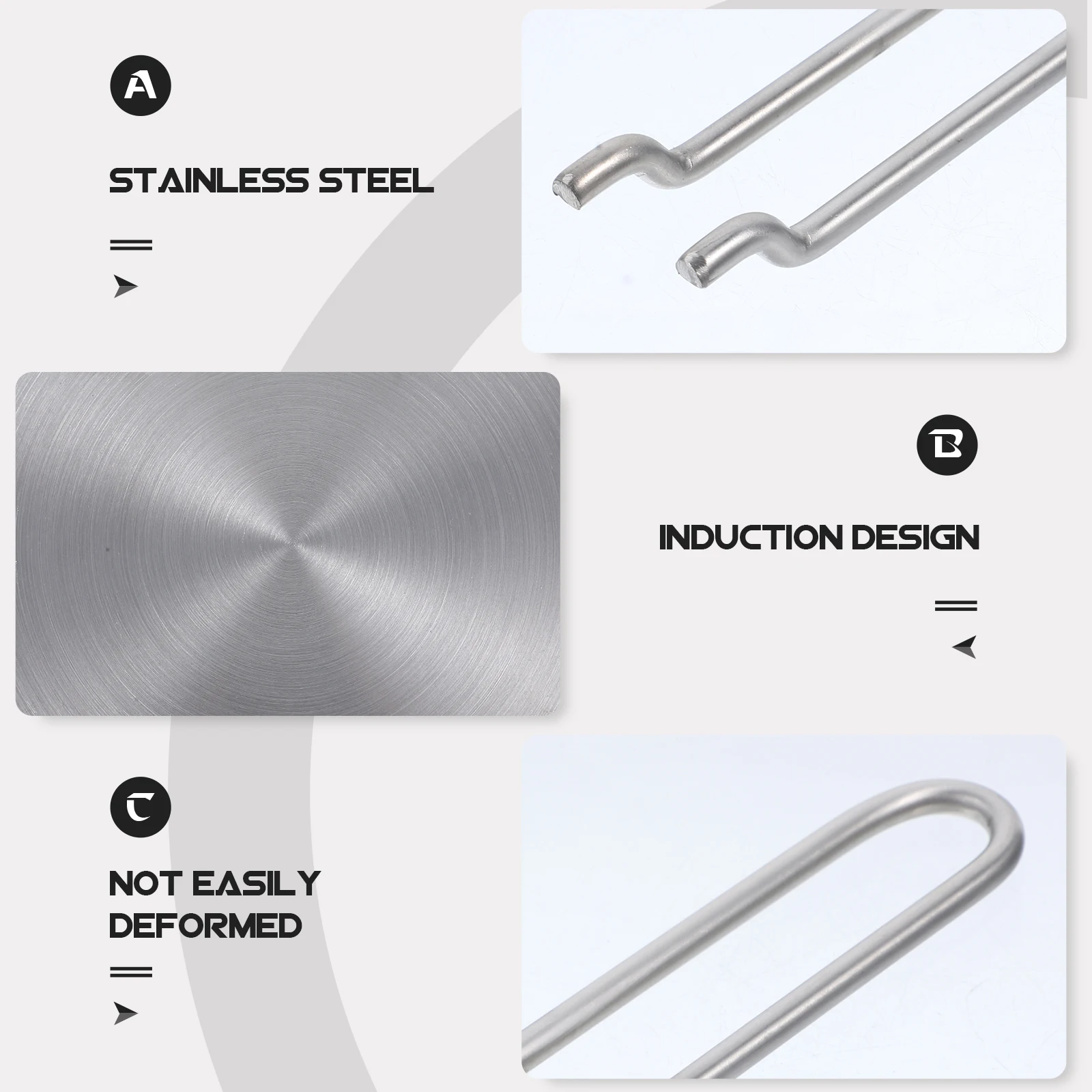 

Heat Conduction Stainless Steel Kitchen Tool for Induction Cooker Stove Diffuser Electric Induction Heat Diffuser Gas Pots Pans