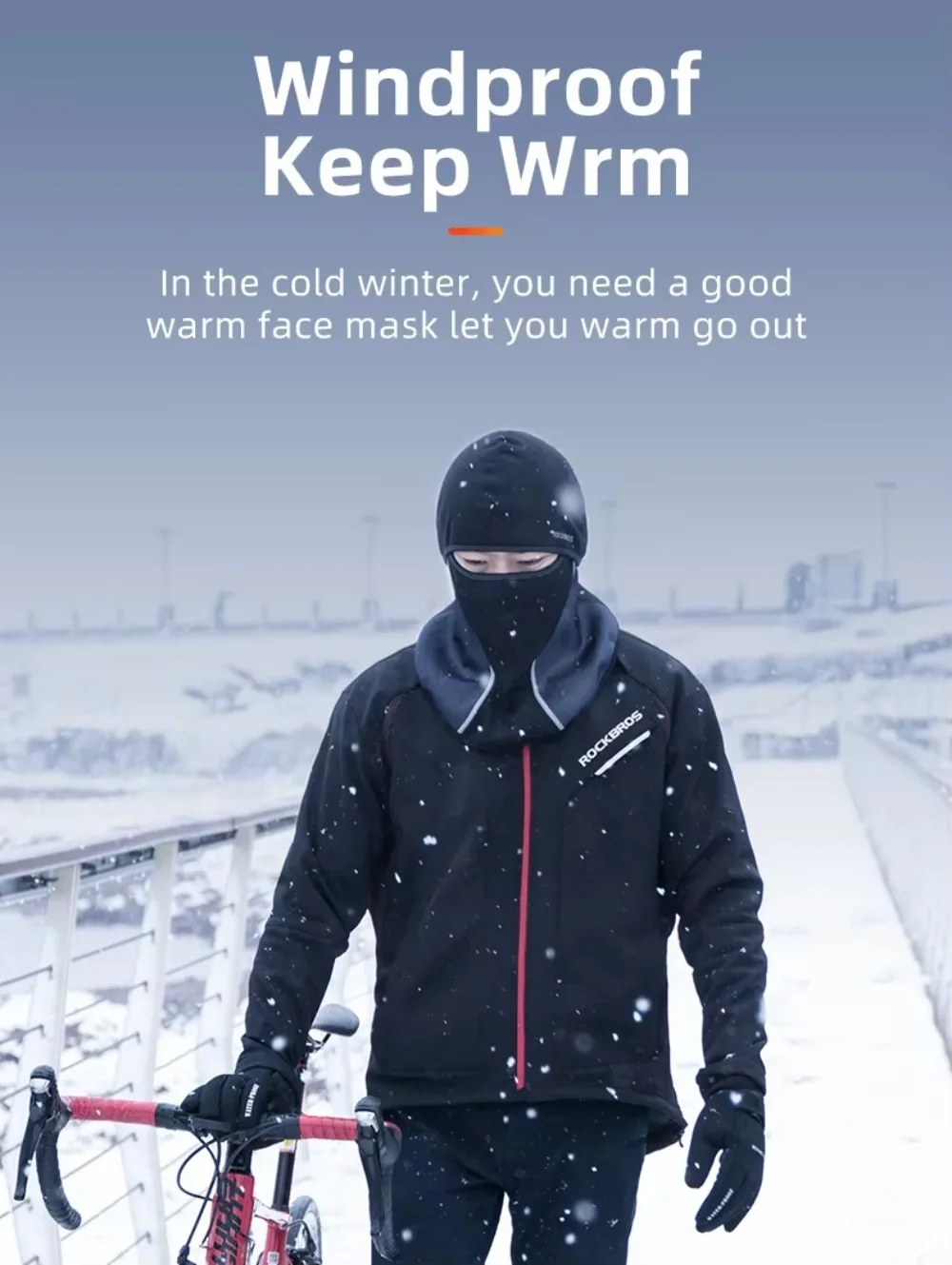 Warm Winter Scarf BalaclavaHiking Bike Mask Windproof Breathable Headgear