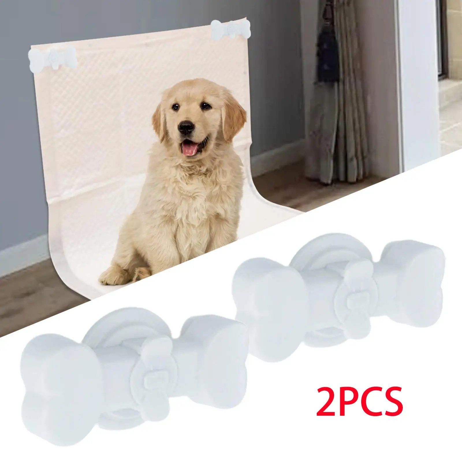 2Pcs Dog Pee Pad Holder Practical Leg Lifting Marking Self Adhesive