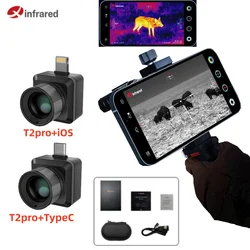 Inray Thermal Imaging Imager T2Pro Outdoor Hunting Detector monoculare telefono cellulare puntatore Laser termocamera a infrarossi