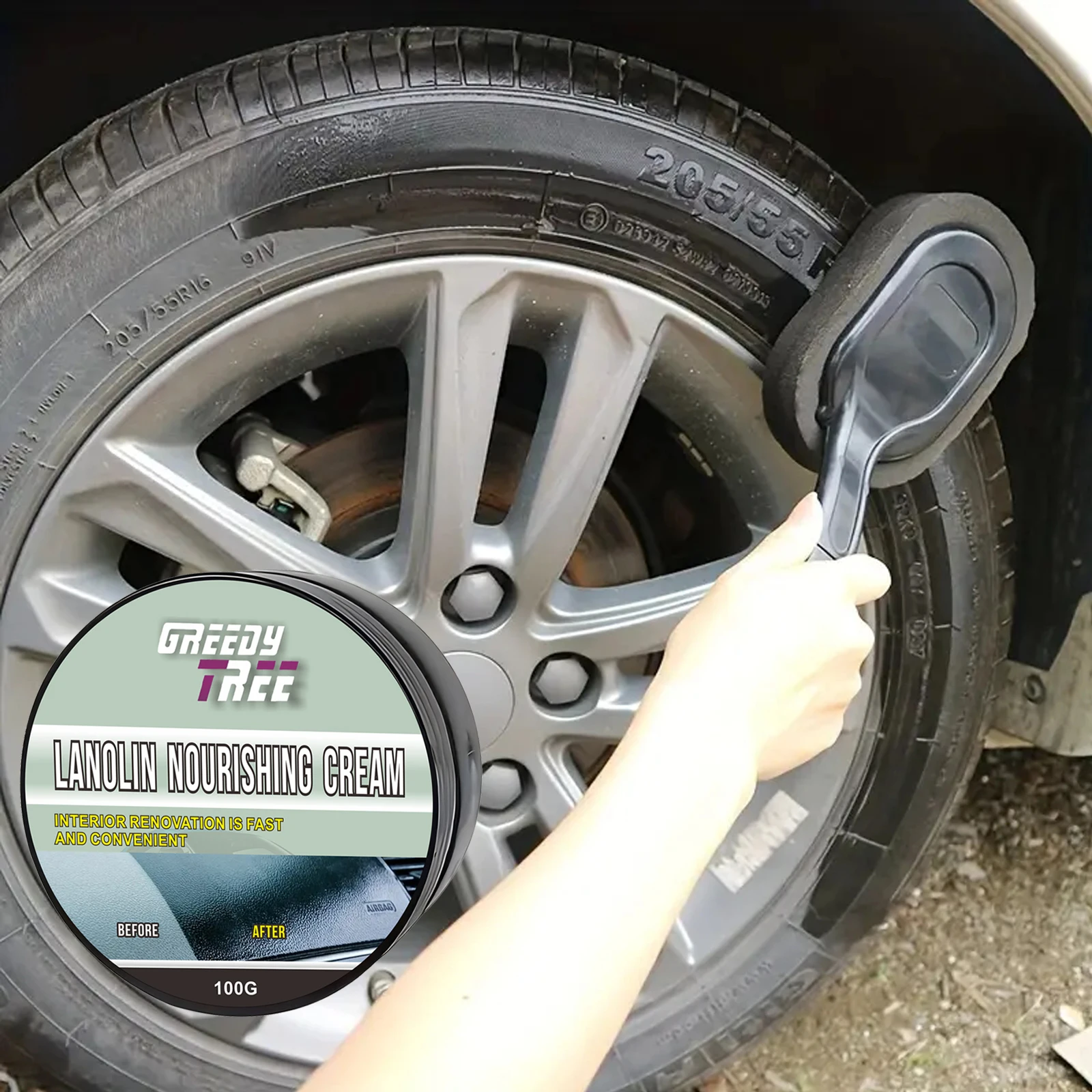 Car Plastic Renovation, Crystal Plated Wax, Repair Bumper Scratches, Car Interior Shell Becomes Black, Repair Plastic And Leathe image 3