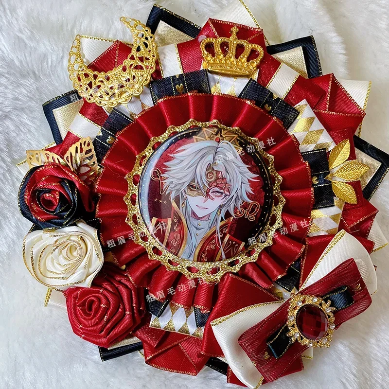 Anime Identity Ⅴ Ithaqua Tinplate Badge Optical Grating Transform Image Cartoon Medal Emblem Delicate Collect Card Xmas Gifts