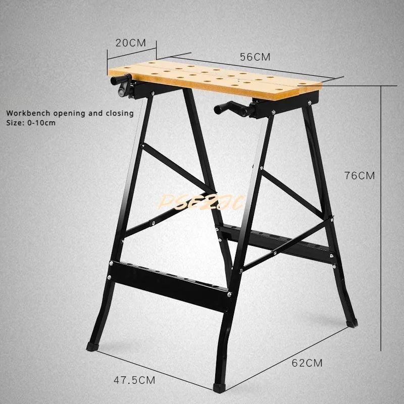 Multi Functional Folding Inverted Woodworking Workbench Table Saw Portable Woodworking Saw